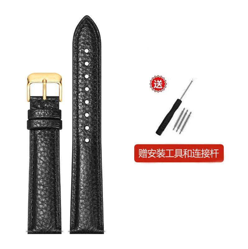2025 genuine Leather watch strap  Accessories  wristband 10mm 12mm 14mm 16mm 18mm 20mm 22mm Genuine Leather   Strap with Tool