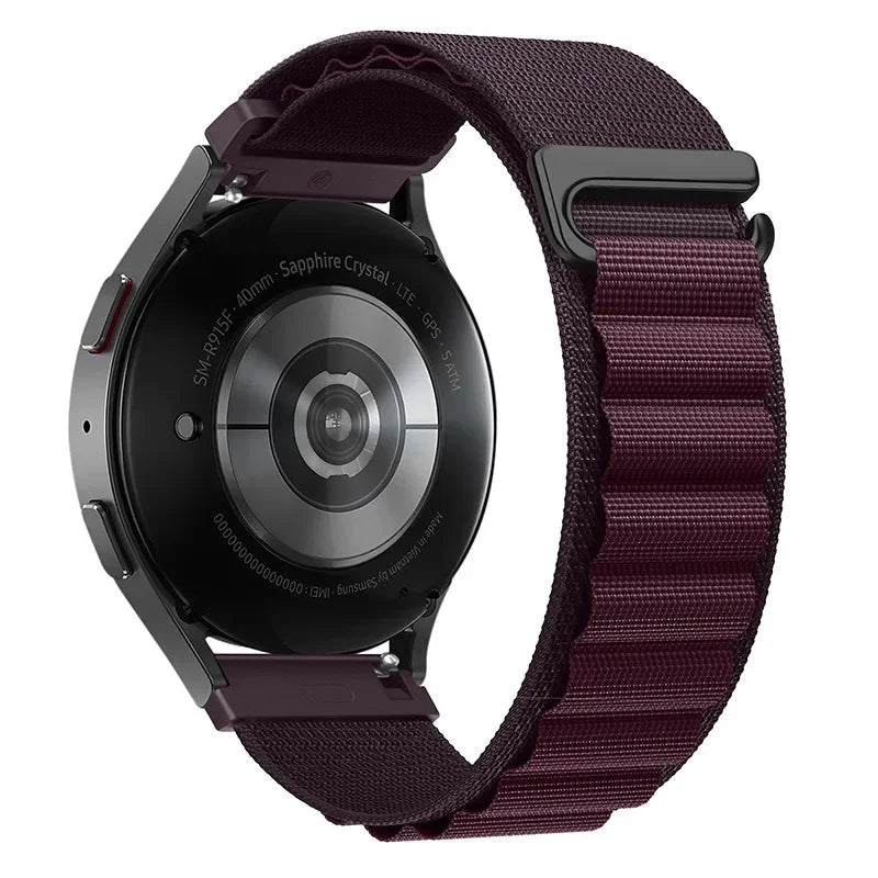 20mm 22mm Alpine Loop Band for PACE 4 3 2/PACE Pro/APEX 4 42mm/2 Pro Nylon Wristband for Suunto Vertical 2/9 Peak Pro/Race Strap