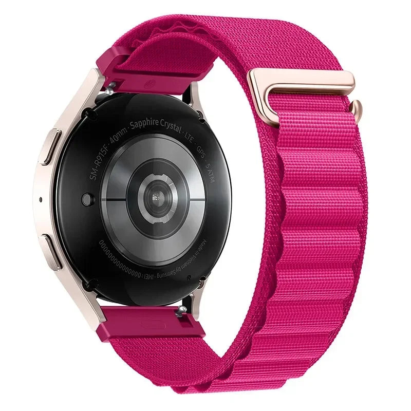 20mm 22mm Alpine Loop Band for PACE 4 3 2/PACE Pro/APEX 4 42mm/2 Pro Nylon Wristband for Suunto Vertical 2/9 Peak Pro/Race Strap
