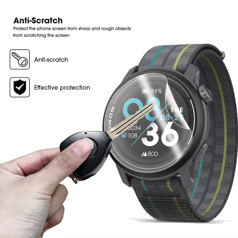 For Coros Pace 3 Screen Protector Soft Hydrogel Film For COROS PACE 4 Smartwacth Screen Protector 9D Curved TPU Protective Film