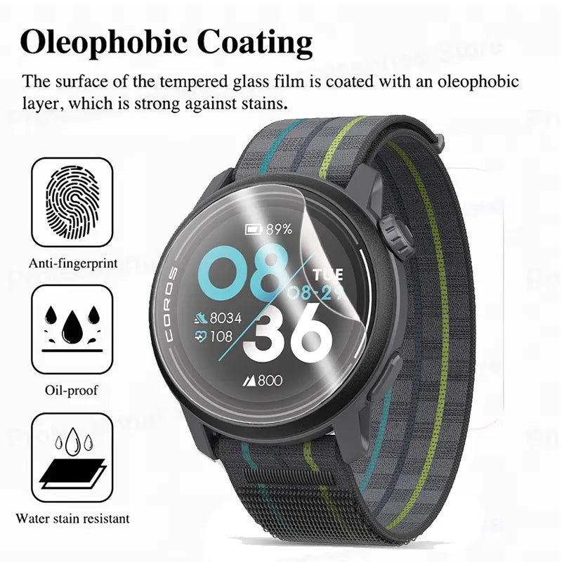 For Coros Pace 3 Screen Protector Soft Hydrogel Film For COROS PACE 4 Smartwacth Screen Protector 9D Curved TPU Protective Film