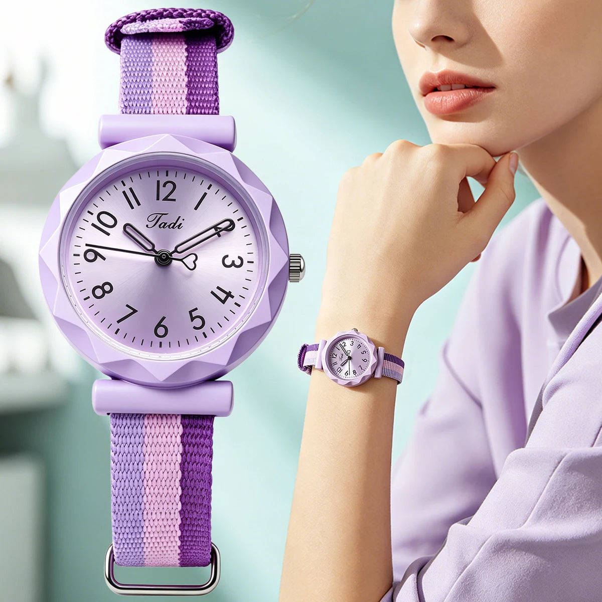 Ladies' Casual Sports Temperament Woven Quartz Watch Women Wristwatch
