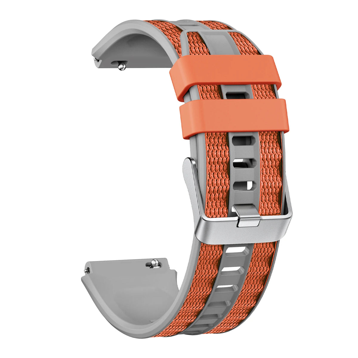 Universal 22mm Silicone Two-color Strap For HUAWEI Watch Ultimate 2/GT 6 Pro Band For WATCH 5 4/GT 5 4 46mm Bracelet Watchband